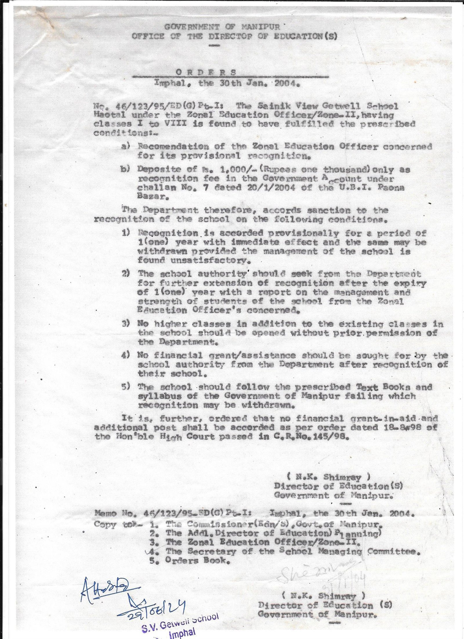 ZEO Recognition ZEO Recognition